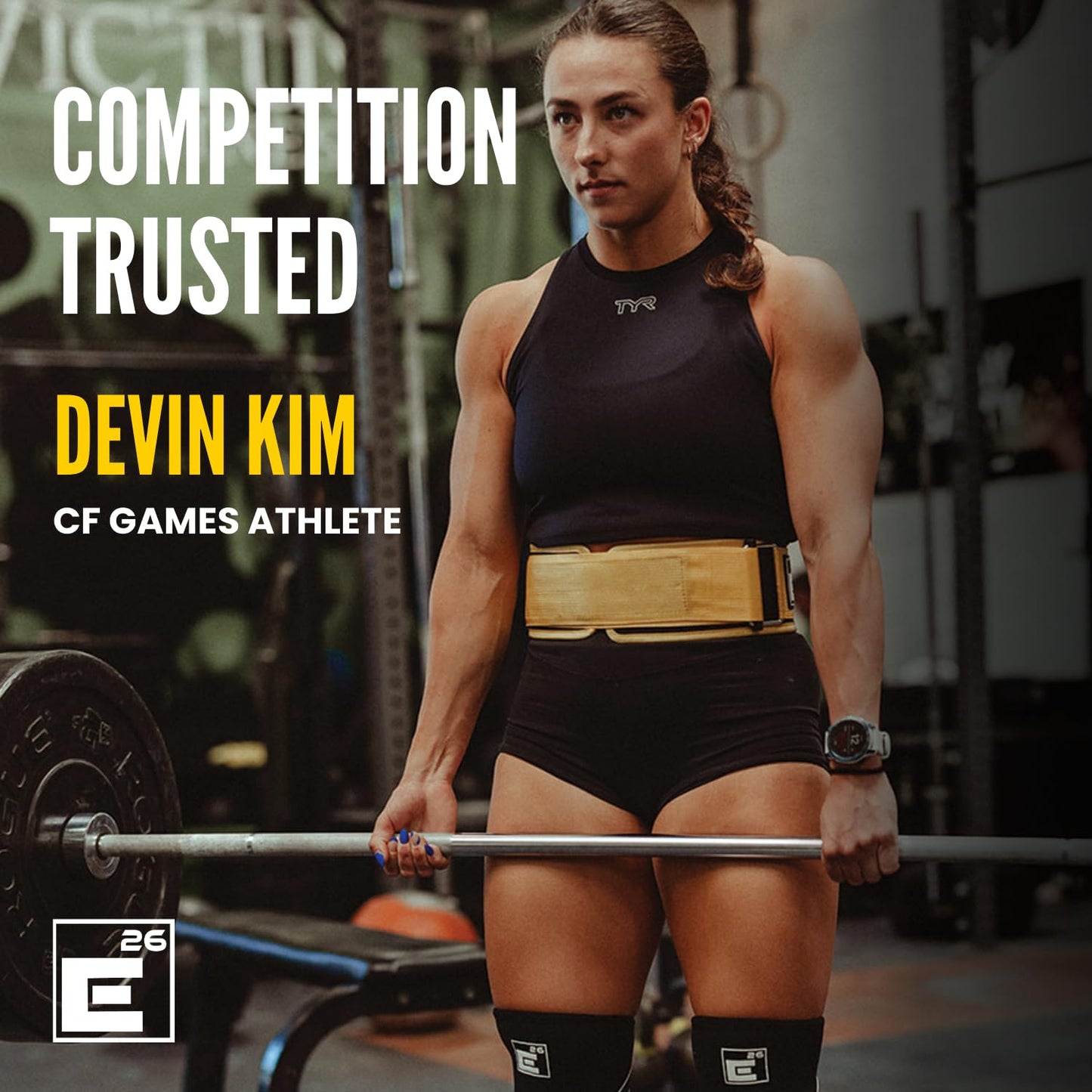 Self-Locking Weight Lifting Belt - Premium Weightlifting Belt for Serious Functional Fitness, Weight Lifting, and Olympic Lifting Athletes - Lifting Support for Men and Women - Deadlift Training Belt