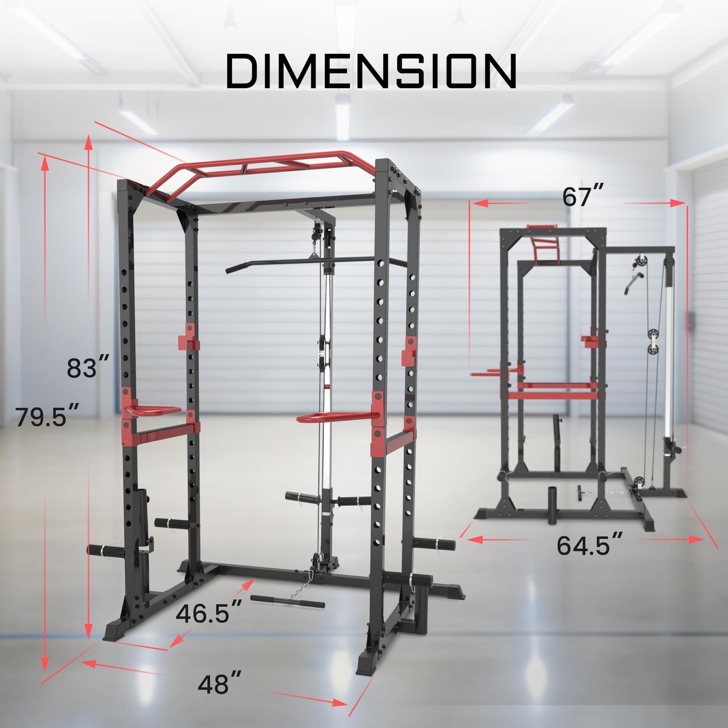 Fitness Reality Squat Rack Power Cage