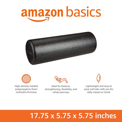 Amazon Basics High Density Foam Roller for Exercise and Recovery