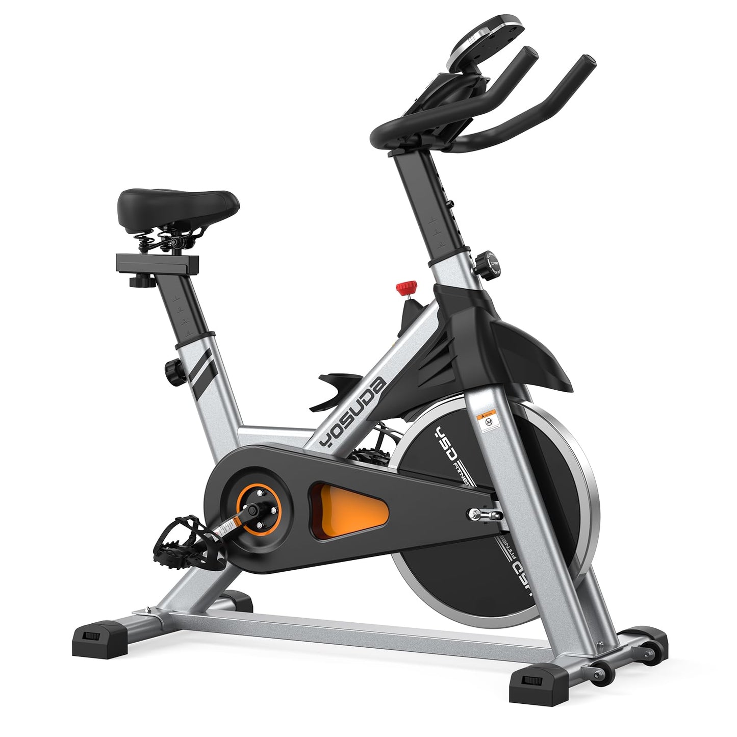 YOSUDA Indoor Cycling Bike Brake Pad/Magnetic Stationary Bike - Cycle Bike with Tablet Mount & Comfortable Seat Cushion