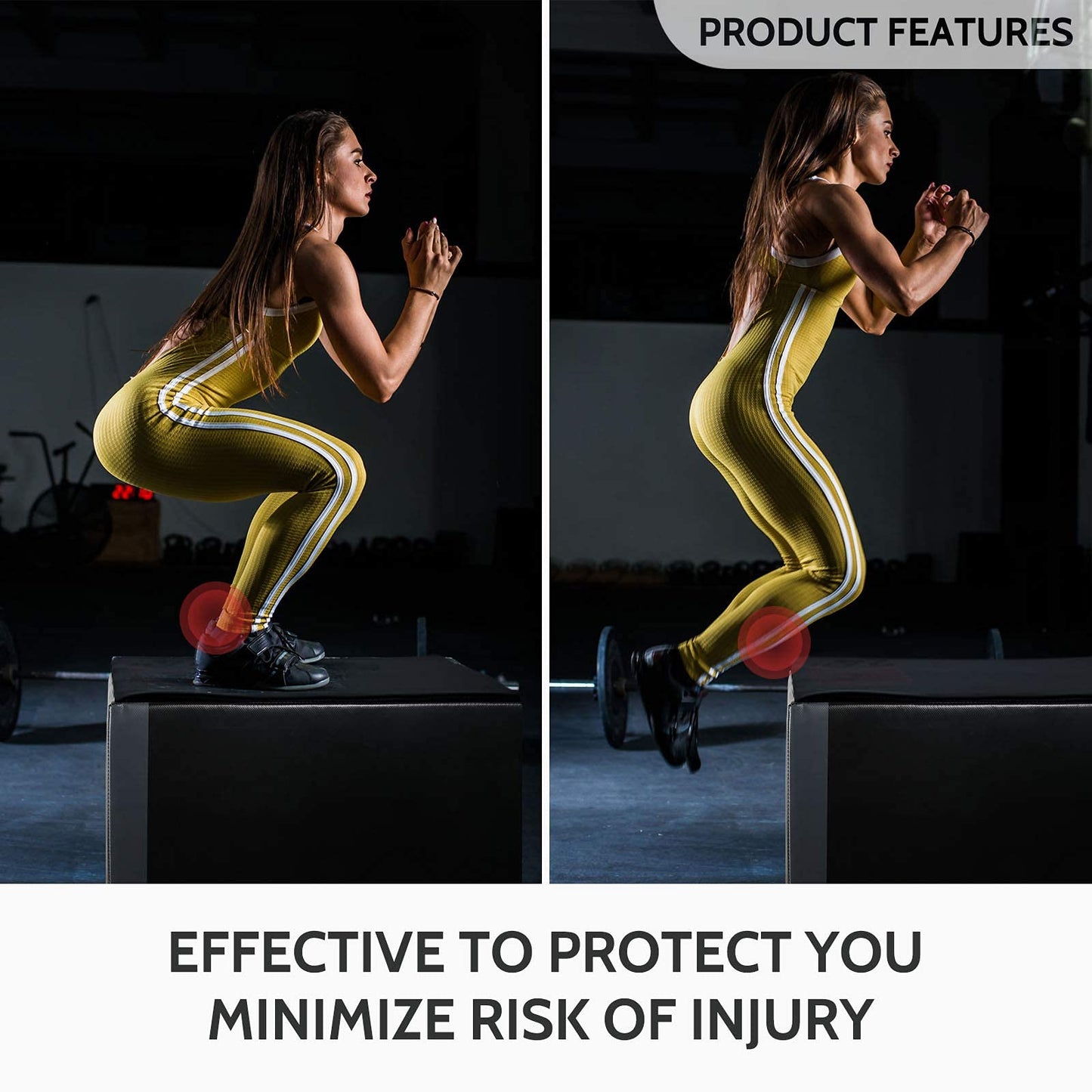 RitFit 3 in 1 Extra Firm Soft Plyo Box Foam Plyometric Box-30”x24”x20”-20"x18"x16" Heavy Duty High Density Foam Jumping Box 3 Sizes with PVC Cover,Platform for Home Gym Fitness, 440lb Weight Capacity