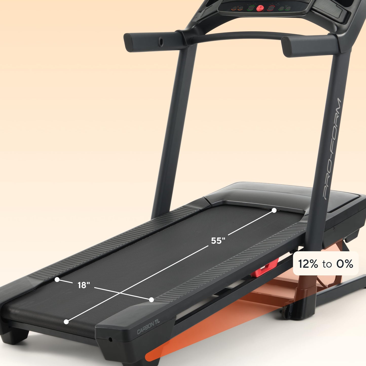 Proform Carbon Treadmills: Treadmills for Walking and Running with Built-in Fan and SpaceSaver Design
