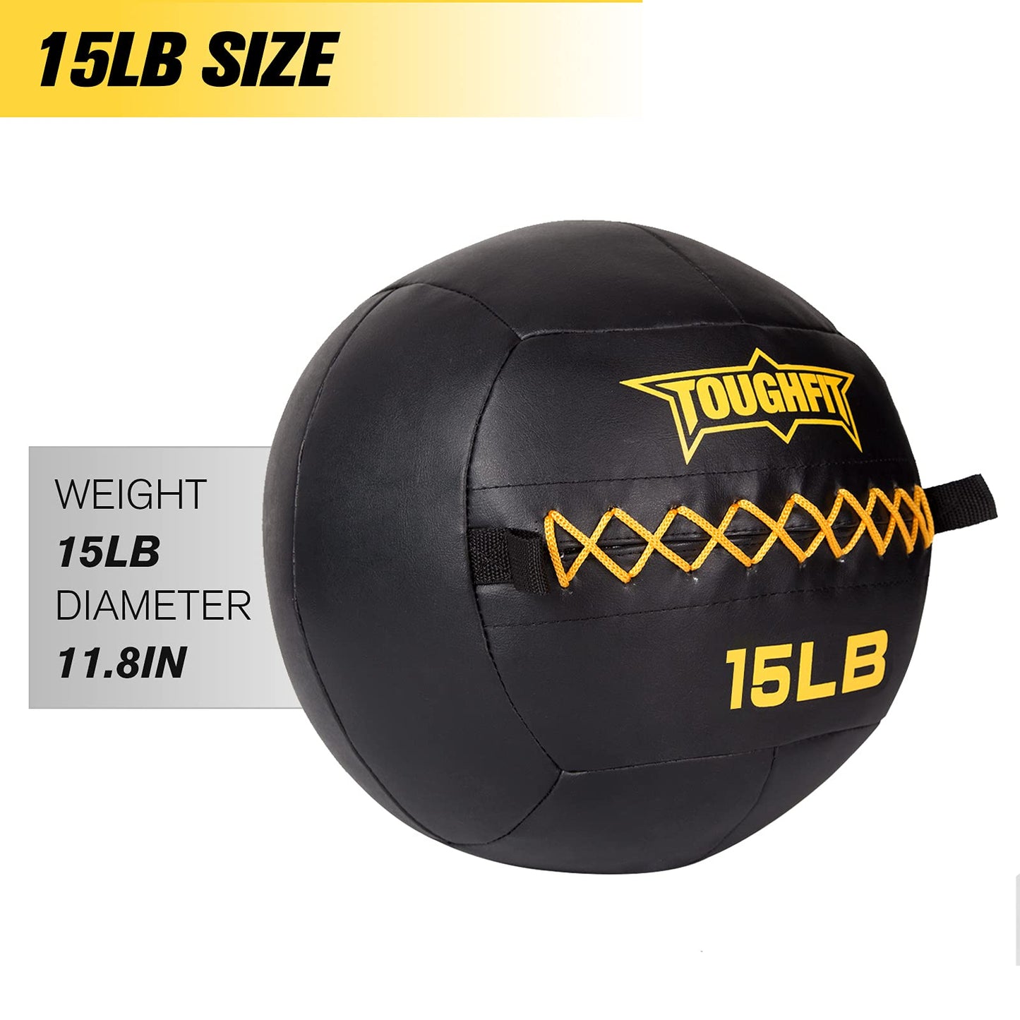 Soft Wall Ball - Medicine Ball Set for Cardio Fitness Exercise - Weighted Med Ball for Strength and Conditioning Exercises, Cross Training Lunge, and Partner Toss