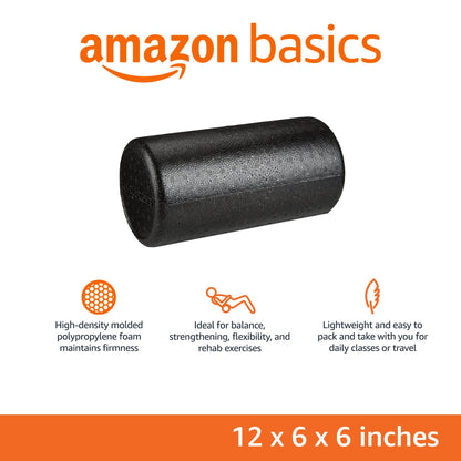 Amazon Basics High Density Foam Roller for Exercise and Recovery