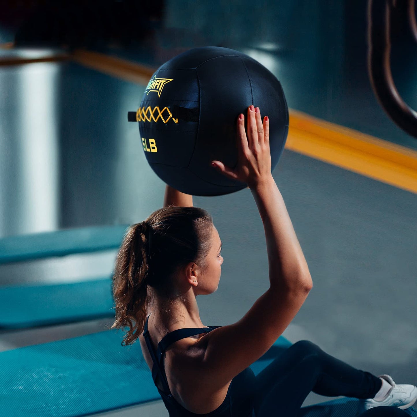 Soft Wall Ball - Medicine Ball Set for Cardio Fitness Exercise - Weighted Med Ball for Strength and Conditioning Exercises, Cross Training Lunge, and Partner Toss