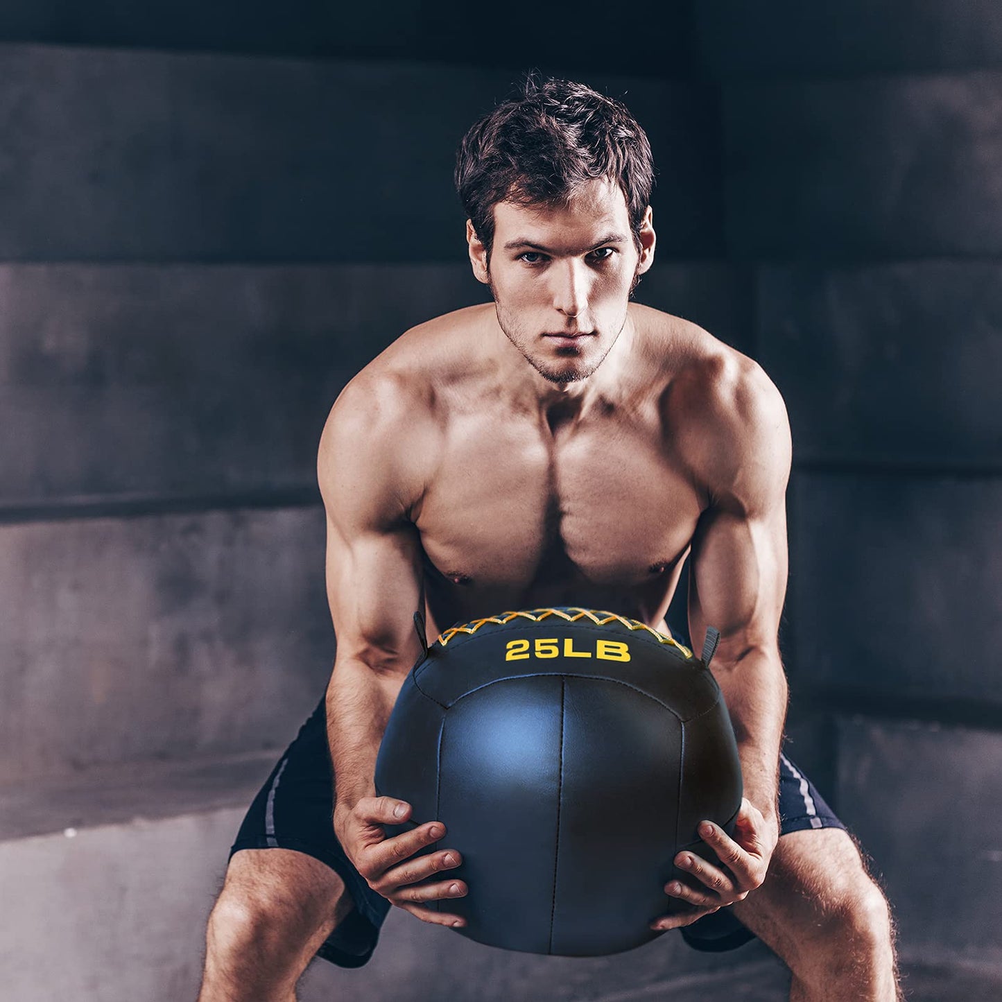 Soft Wall Ball - Medicine Ball Set for Cardio Fitness Exercise - Weighted Med Ball for Strength and Conditioning Exercises, Cross Training Lunge, and Partner Toss