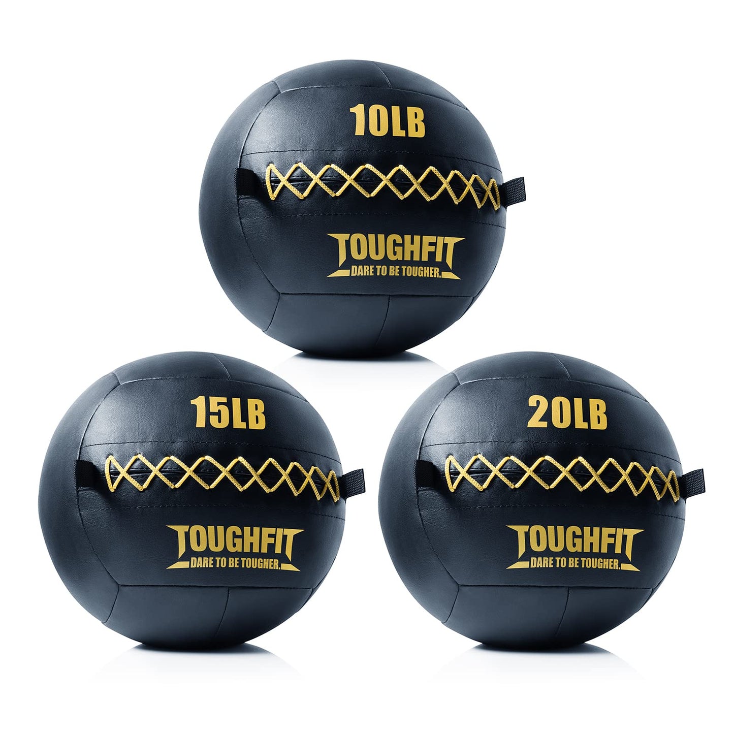 Soft Wall Ball - Medicine Ball Set for Cardio Fitness Exercise - Weighted Med Ball for Strength and Conditioning Exercises, Cross Training Lunge, and Partner Toss