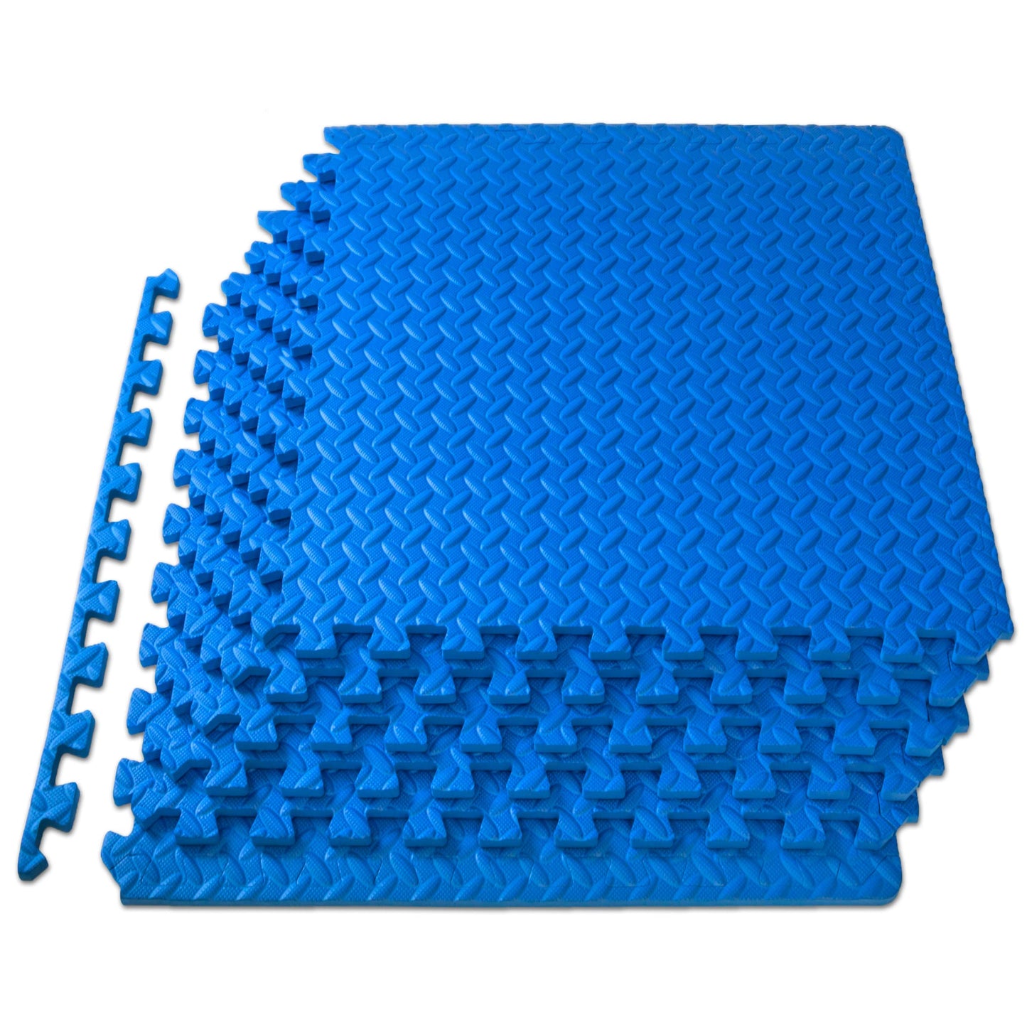 ProsourceFit Puzzle Exercise Mat ½ in, EVA Interlocking Foam Floor Tiles for Home Gym, Mat for Home Workout Equipment, Floor Padding for Kids.